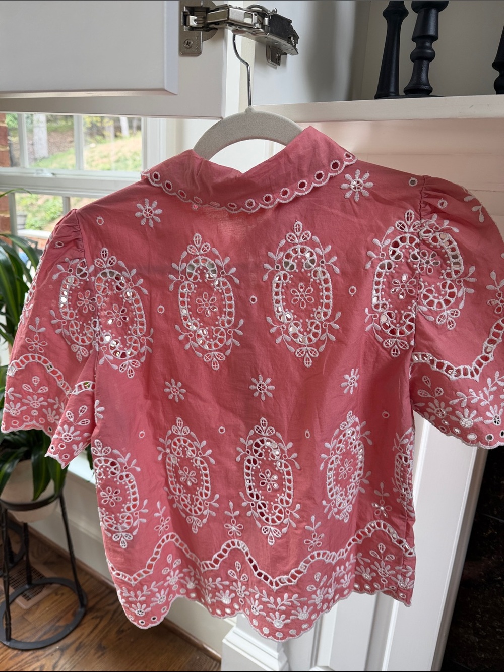 NWT Sézane Rose Ecru Elvira Blouse - Picture 2 of 5